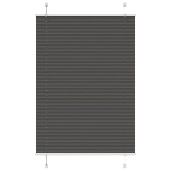 Estor Plisado negro 90x100 cm Tela Ancho 89.4 cm Poliéster D