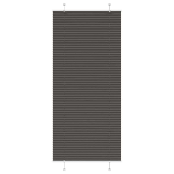 Estor Plisado negro 90x200 cm Tela Ancho 89.4 cm Poliéster D