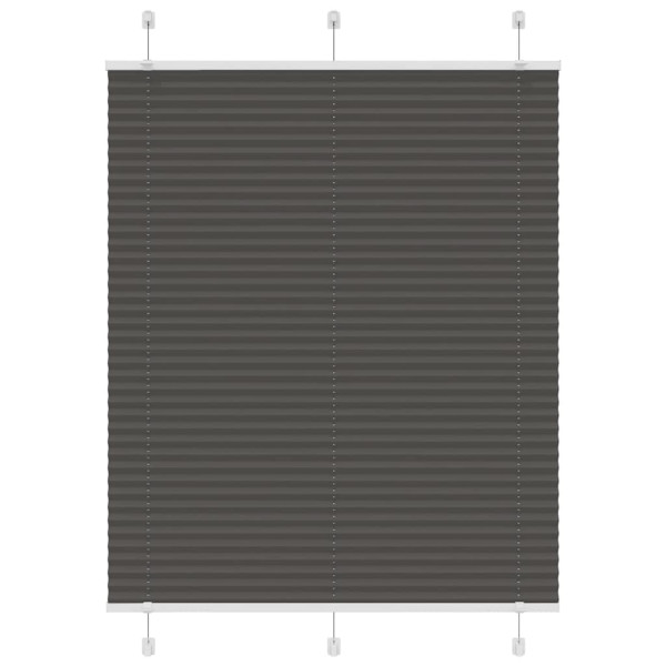 Estor Plisado negro 110x150 cm Tela Ancho 109.4 cm Poliéster D