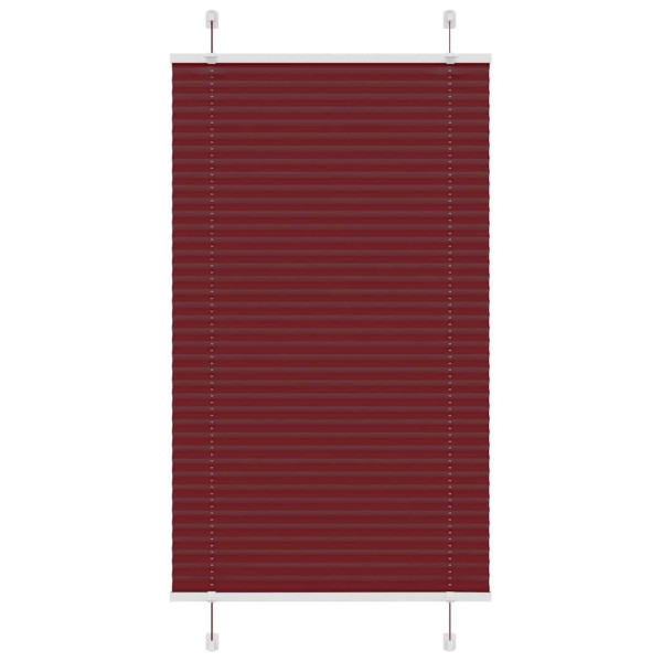 Estor Plisado rojo burdeos 80x150 cm Tela Ancho 79.4 cm D