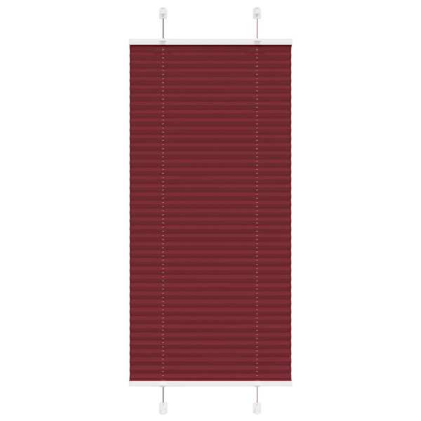 Estor Plisado rojo burdeos 55x150 cm Tela Ancho 54.4 cm D