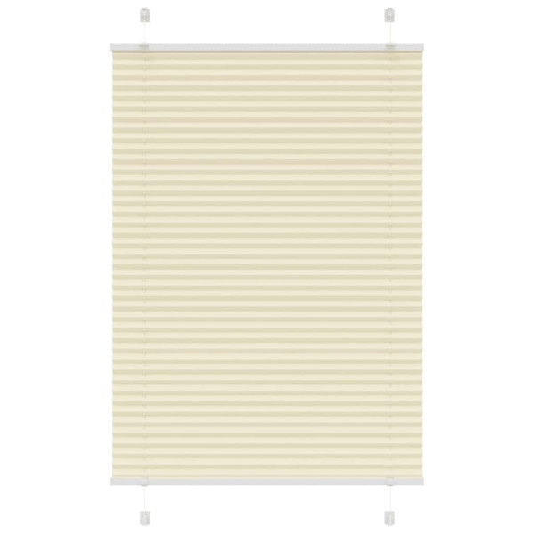 Estor Plisado crema 85x100 cm Tela Ancho 84.4 cm Poliéster M 4