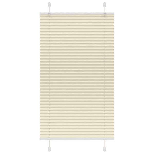 Estor Plisado crema 75x100 cm Tela Ancho 74.4 cm Poliéster D