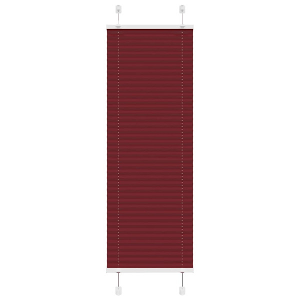 Estor Plisado rojo burdeos 45x150 cm Tela Ancho 44.4 cm D