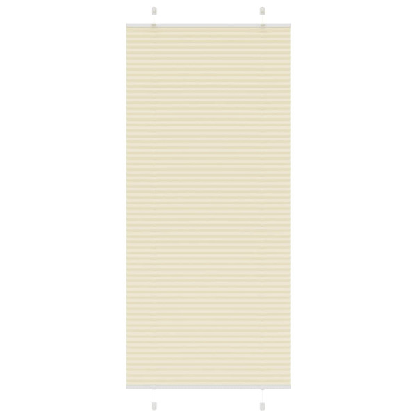Estor Plisado crema 85x200 cm Tela Ancho 84.4 cm Poliéster D