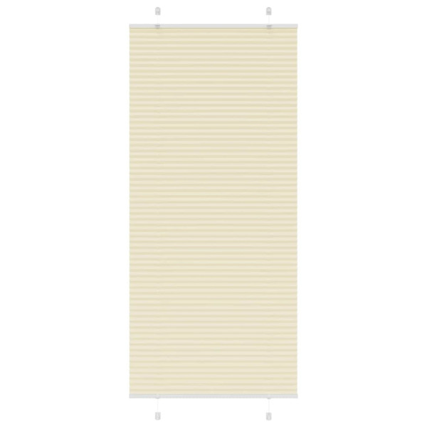 Estor Plisado crema 95x200 cm Tela Ancho 94.4 cm Poliéster D