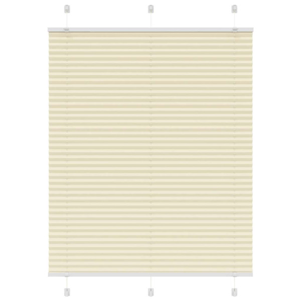 Estor Plisado crema 110x100 cm Tela Ancho 109.4 cm Poliéster D