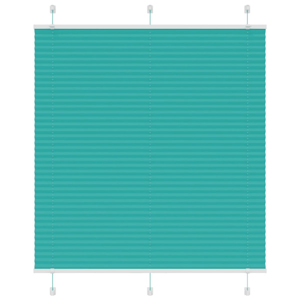 Estor Plisado verde petróleo 115x100 cm Tela Ancho 114.4 cm D