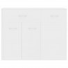 Aparador 88x30x70 cm contraplacado branco 4