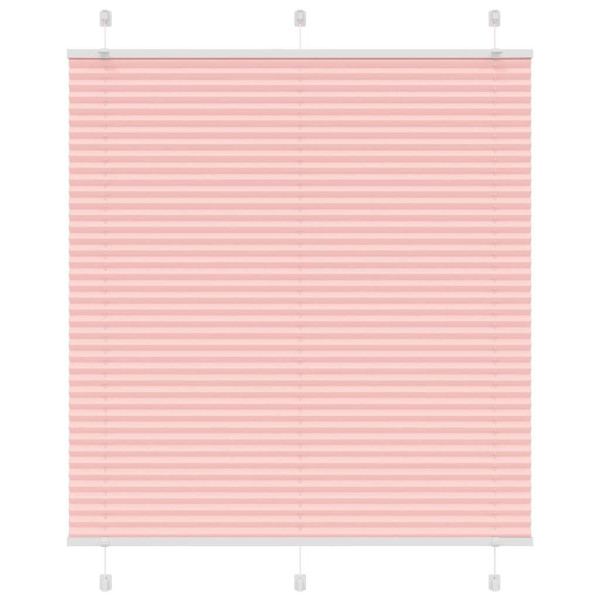 Estor Plisado rosa 115x100 cm Tela Ancho 114.4 cm Poliéster D