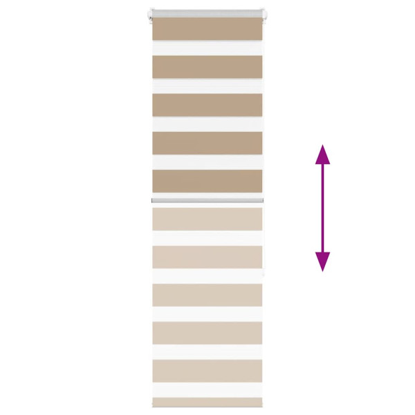 Cortina de zebra 45x150 cm largura do tecido 40.9 cm poliéster M 5