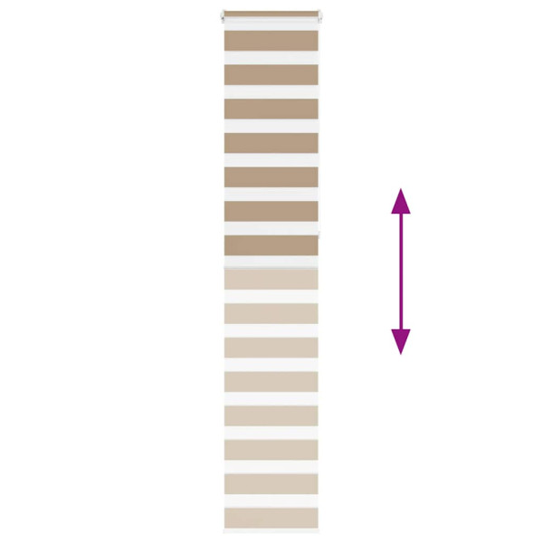 Cortina de zebra 45x230 cm largura do tecido 40.9 cm poliéster M 5