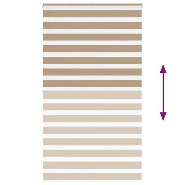 Cortina de zebra 130x230 cm largura do tecido 125.9cm poliéster M 5
