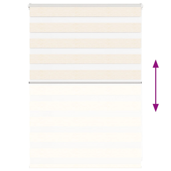 Cortina de zebra 95x100 cm largura do tecido 90.9 cm poliéster M 5