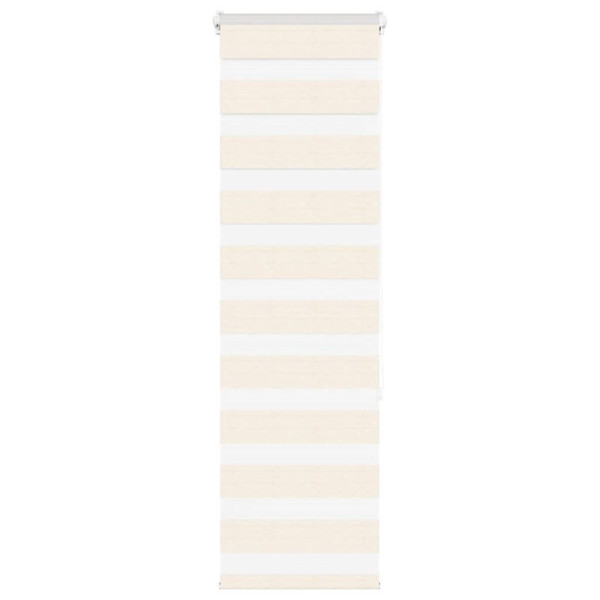 Estor cebra beige mármol tejido ancho 35.9 cm poliéster D