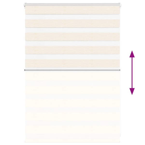 Estor cebra beige mármol tejido ancho 100.9 cm poliéster M 5