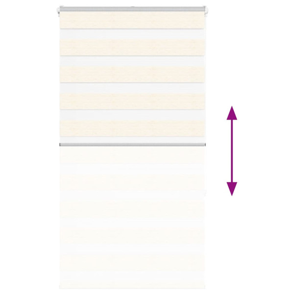 Estor cebra beige mármol tejido ancho 65.9 cm poliéster M 5