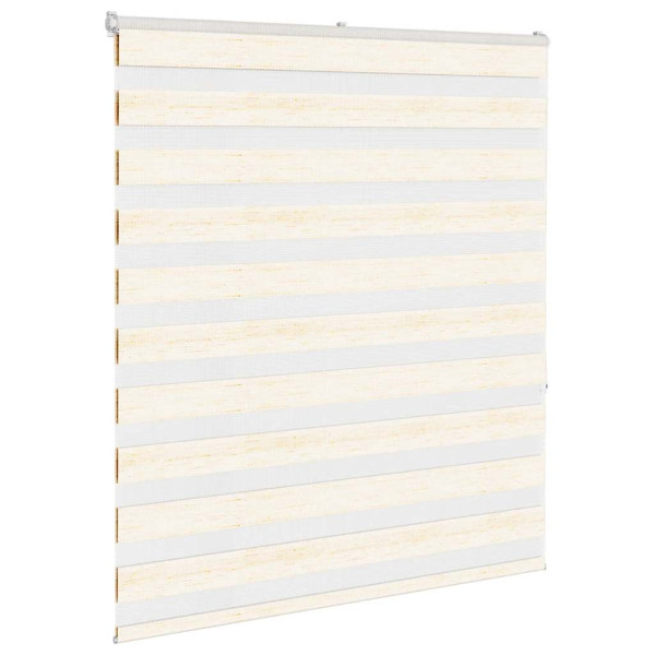 Estor cebra beige mármol tejido ancho 130.9 cm poliéster M 3
