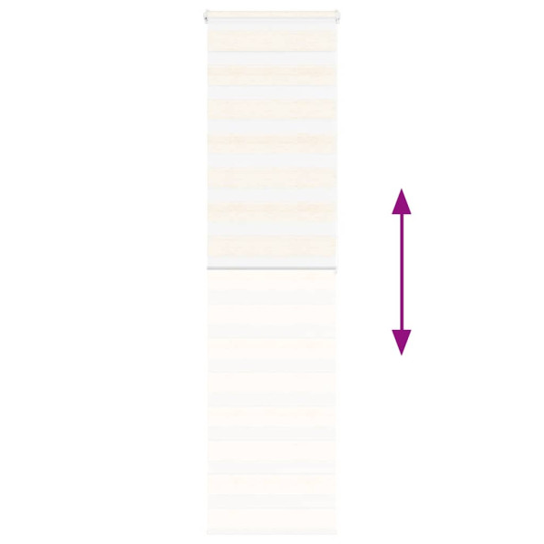 Estor cebra beige mármol tejido ancho 60.9 cm poliéster M 5