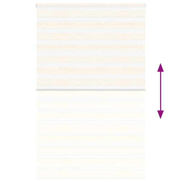 Estor cebra beige mármol tejido ancho 145.9 cm poliéster M 5