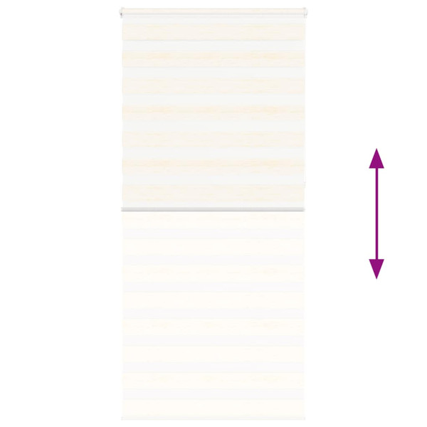 Estor cebra beige mármol tejido ancho 90.9 cm poliéster M 5