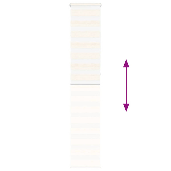 Estor cebra beige mármol tejido ancho 45.9 cm poliéster M 5