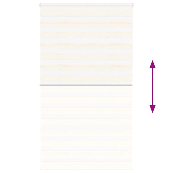 Estor cebra beige mármol tejido ancho 125.9 cm poliéster M 5