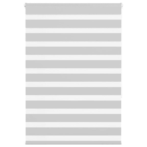 Estor cebra gris claro 105x150cm tejido ancho 100.9cm poliéster D