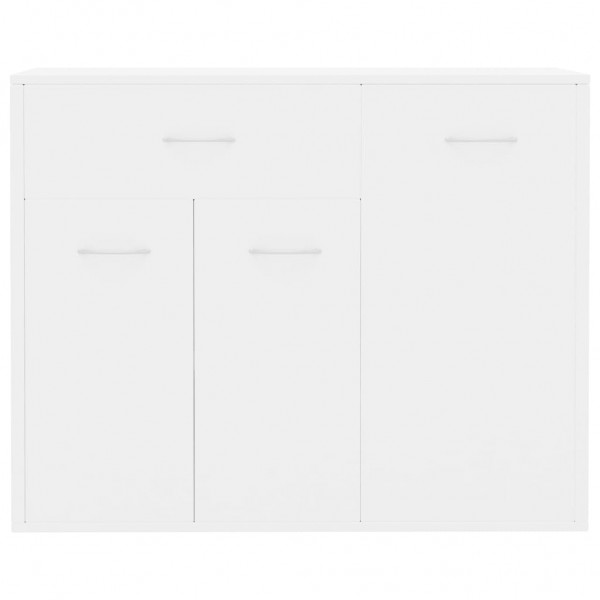 Aparador 88x30x70 cm contraplacado branco brilhante M 4