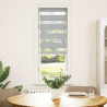 Estor cebra gris claro 45x100cm tejido ancho 40.9 cm poliéster 2