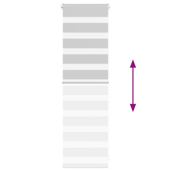 Cortina de zebra 45x100 cm largura do tecido 40.9 cm poliéster M 5