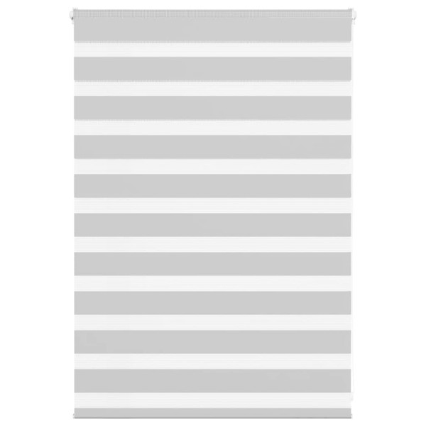 Estor cebra gris claro 110x100cm tejido ancho 105.9cm poliéster D