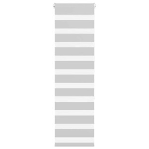 Estor cebra gris claro 40x150 cm tejido ancho 35.9 cm poliéster H