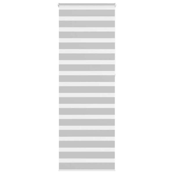 Estor cebra gris claro 80x230 cm tejido ancho 80.9 cm poliéster D