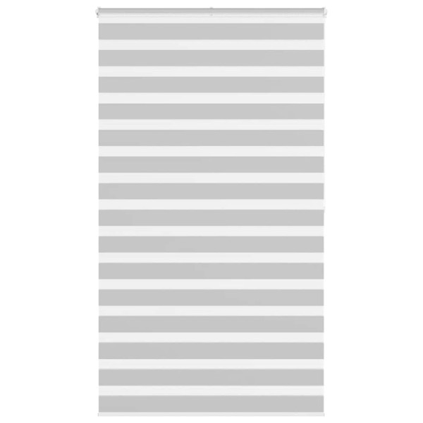Estor cebra gris claro 120x200cm tejido ancho 115.9cm poliéster D