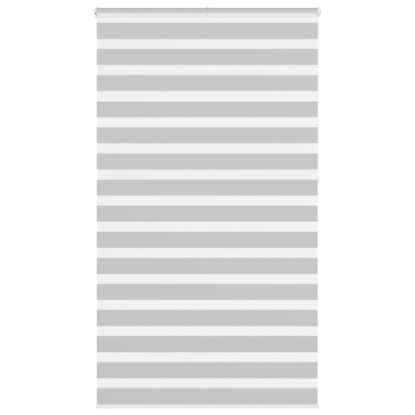 Estor cebra gris claro 120x230cm tejido ancho 115.9cm poliéster D