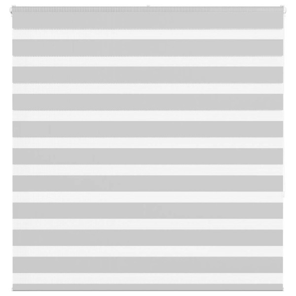 Estor cebra gris claro 145x150cm tejido ancho 140.9cm poliéster D
