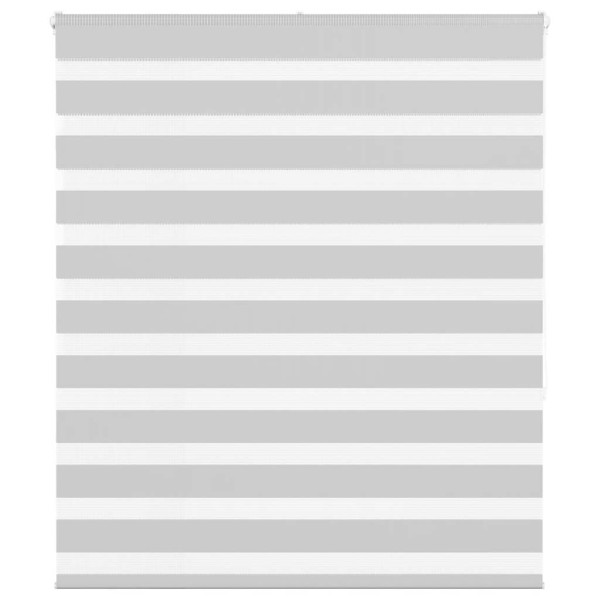 Estor cebra gris claro 135x150cm tejido ancho 130.9cm poliéster D