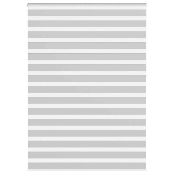 Estor cebra gris claro 165x230cm tejido ancho 160.9cm poliéster D