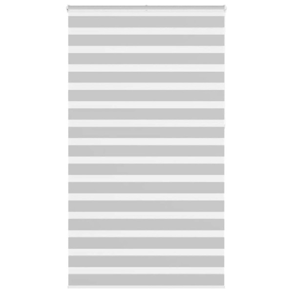 Estor cebra gris claro 130x230cm tejido ancho 125.9cm poliéster D