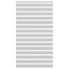Estor cebra gris claro 130x230cm tejido ancho 125.9cm poliéster 1