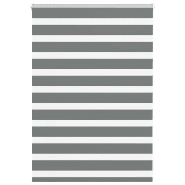 Estor cebra gris oscuro tejido ancho 110.9 cm poliéster D