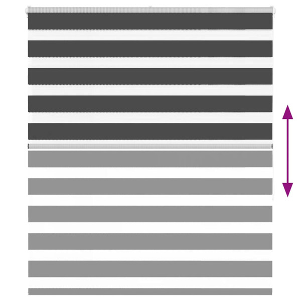 Cortina de zebra 120x150 cm largura do tecido 115.9cm poliéster M 5