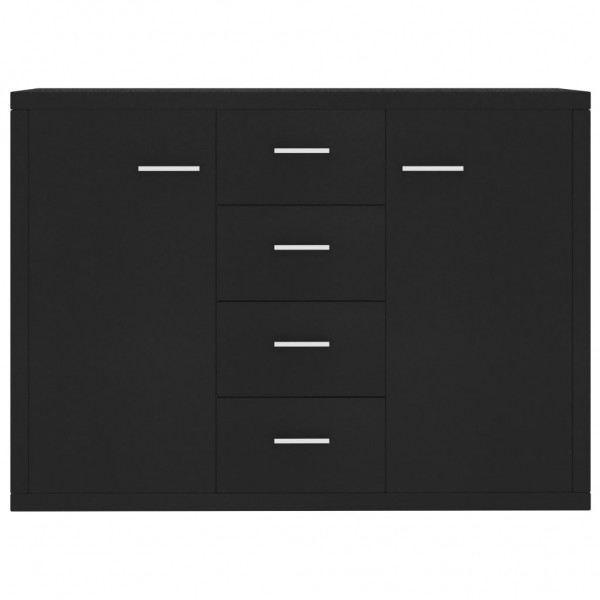 Aparador 88x30x65 cm contraplacado preto M 4