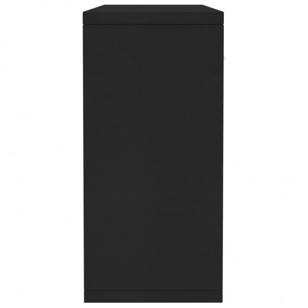 Aparador 88x30x65 cm contraplacado preto M 5