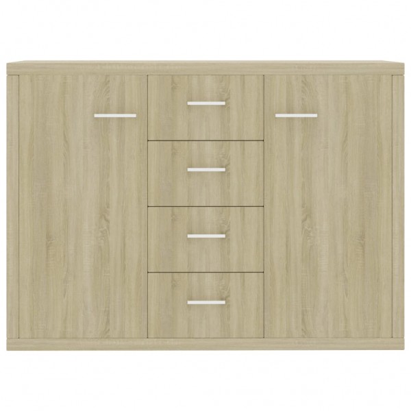 Aparador 88x30x65 cm contraplacado cor carvalho sonoma M 4