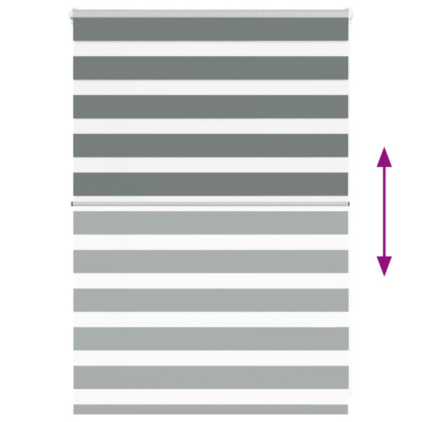 Cortina de zebra 105x100 cm largura do tecido 100.9cm poliéster M 5