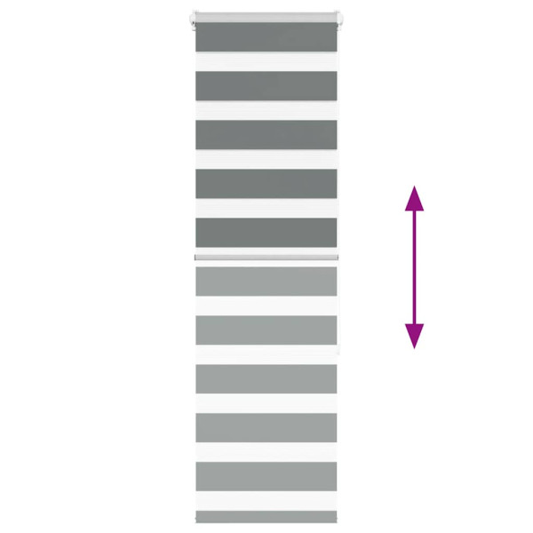 Cortina de zebra 40x150 cm largura do tecido 35.9 cm poliéster M 5