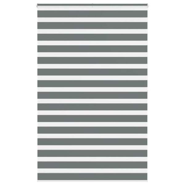 Estor cebra gris oscuro tejido ancho 145.9 cm poliéster D