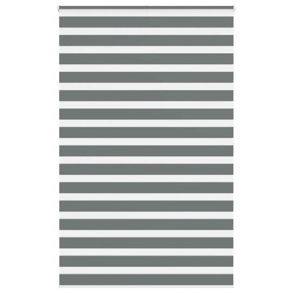 Estor cebra gris oscuro tejido ancho 135.9 cm poliéster D